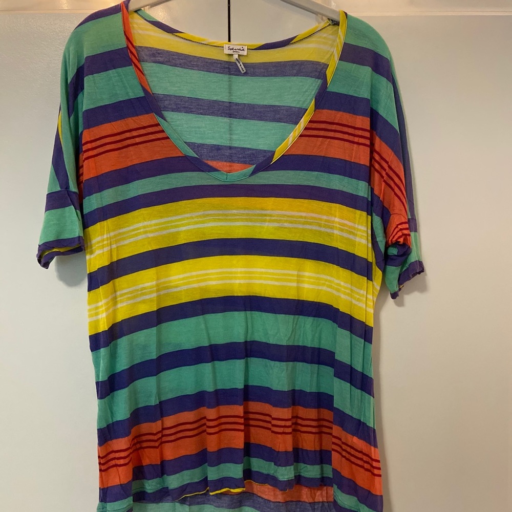 Splendid multicolor striped top